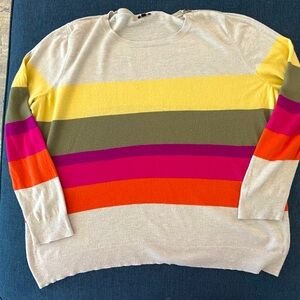 Women’s Talbots striped tunic sweater. 3X